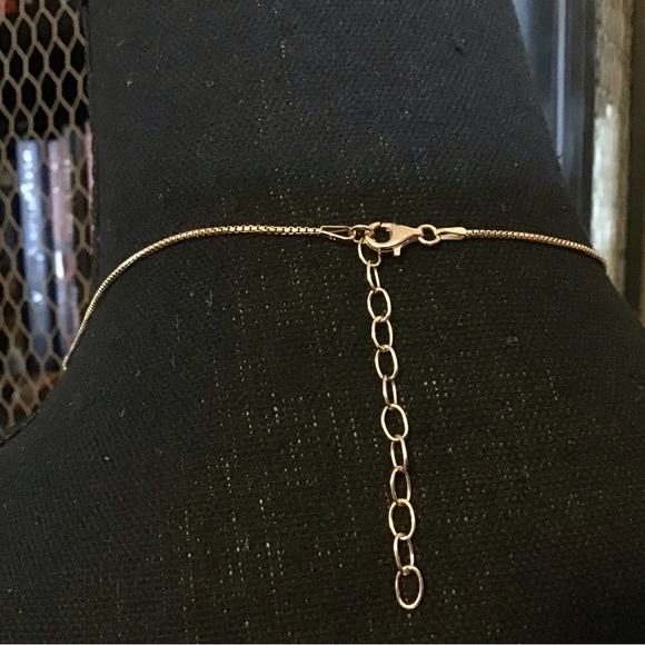 Beautiful two strand diamond necklace, both marked 925. - Picture 2 of 10